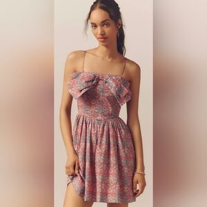 Anthropologie | Dresses | Pinnacle By Shruti Sancheti Halter Swing Mini  Dress Xl | Poshmark